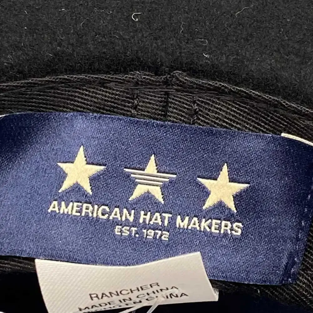 American Hat Makers Black Ribbon Gen- Hats OS | Wool Cowboy Hat